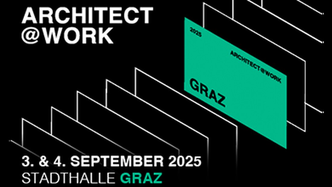 Entdecken Sie am 3. &amp; 4. September zum ersten Mal mehr als 350 sorgfältig ausgewählte Produktinnovationen auf der ARCHITECT@WORK in der Stadthalle Graz!
Registrieren Sie sich hier für den kostenlosen Eintritt.