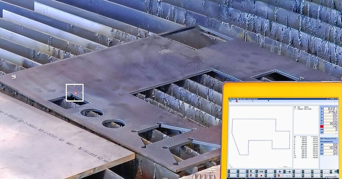 Eine Software hilft bei der Verwertung von Resttafeln, die beim Schneiden von Metallblechen übrig bleiben.
