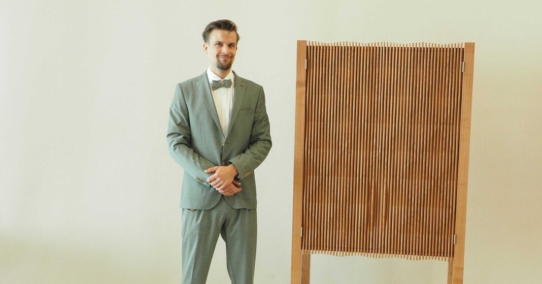 David Wollwang ist mit "Loomina Room" der Gewinner des heurigen "LignoramAward" für das beste Meisterstück des Landes.