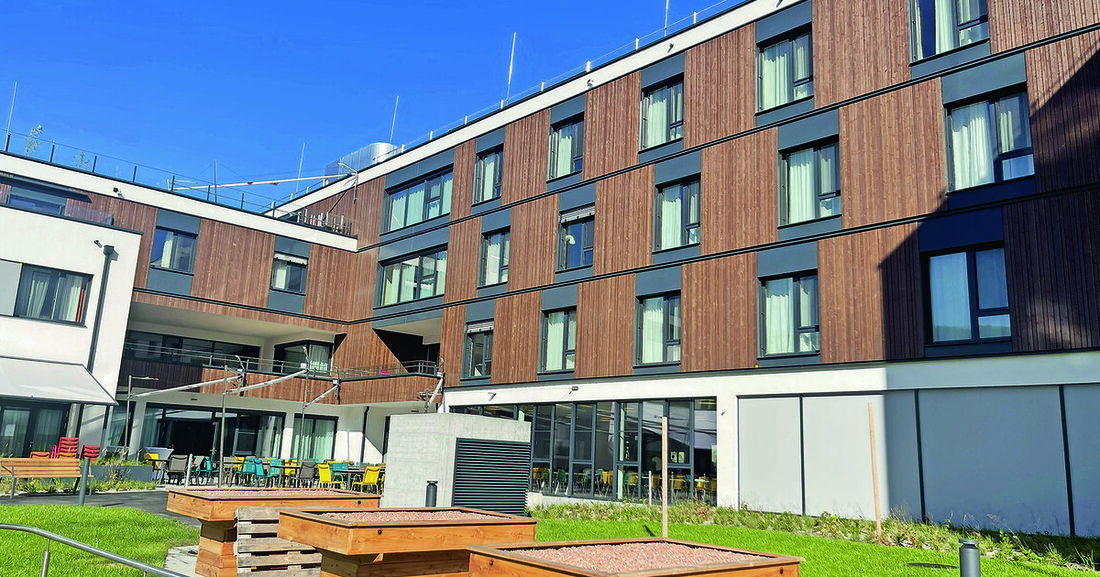 Nachhaltigkeit war die große Vorgabe an das Energiekonzept im Pflegezentrum CS Kalksburg.