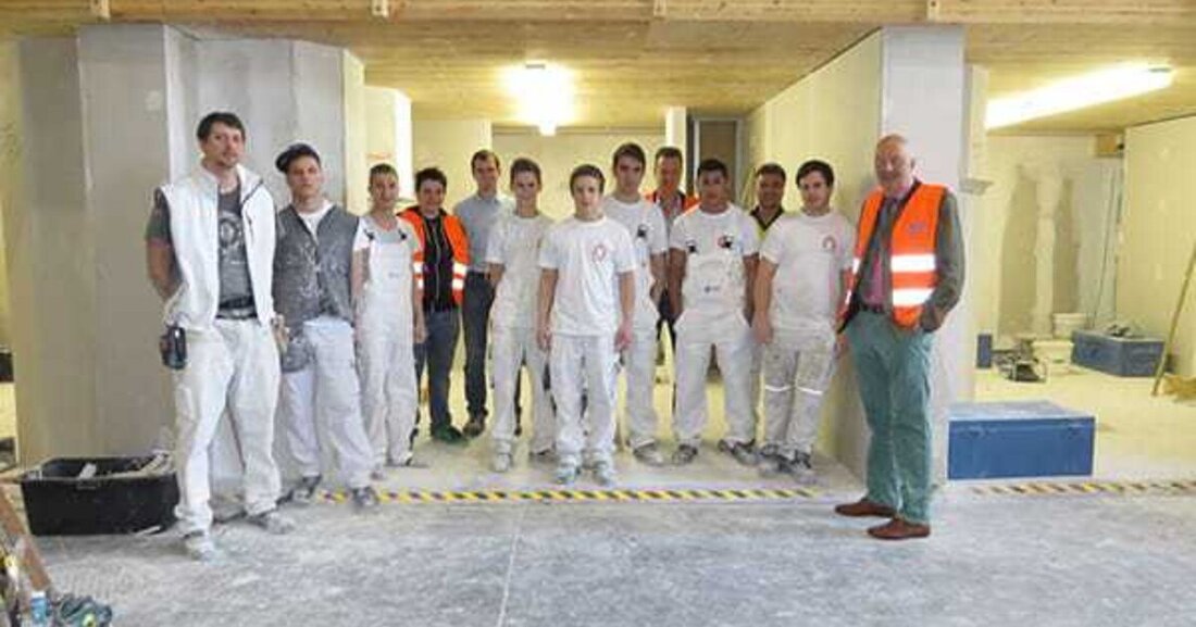 Bereits zum sechsten Mal stellten die Profi-Trockenbauer von Morgen bei der die Saint-Gobain Rigips Lehrlings-Trophy 2014  im Bereich „Stuckateur und Trockenausbau“ ihr handwerkliches Geschick gegenüber einer Experten-Jury unter Beweis.