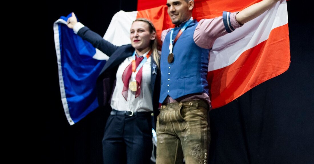 Das erste Mal bei den EuroSkills und gleich Gold gewonnen: Der Österreicher Christoph Greiner ist Europameister der Glasbautechnik!