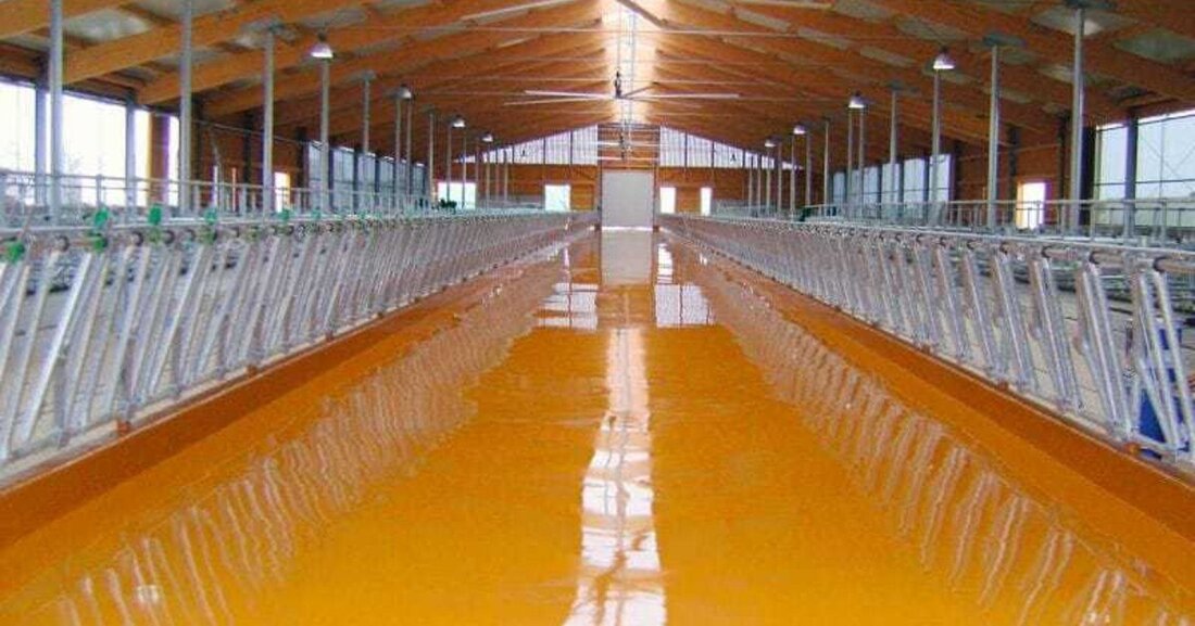 Bei Großflächen erfreuen sich Kunstharzböden auf Basis von Epoxidharz- oder Polyurethanbindemittel großer Beliebtheit, auch im Privatbereich.