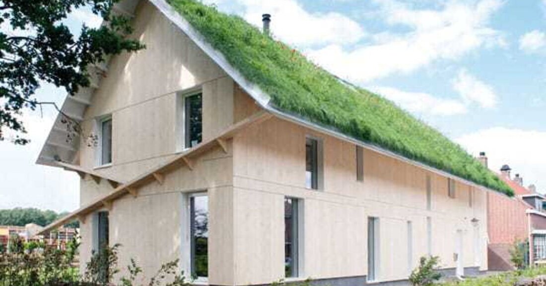 Ein Haus nur aus Holz, durch und durch massiv – gesünder und kosteneffizienter kann man vermutlich nicht bauen. Massives, unbehandeltes Naturholz, kein Holzrahmen, kein Isolierpaket, nicht einmal Metall.