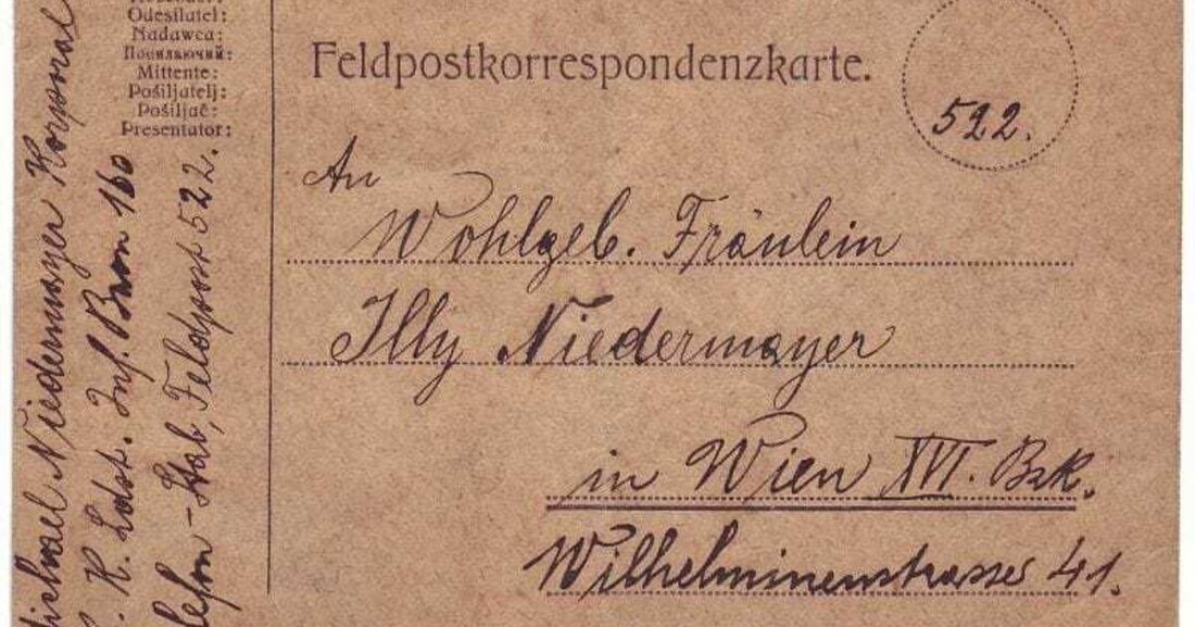 Am 28. Juni 1914 wurde Erzherzog Franz Ferdinand ermordet. Genau einen Monat später folgte die Kriegserklärung an Serbien. Die Glaserzeitung berichtete: „Seit dem 31. Juli, dem Tage der Anordnung allgemeiner Mobilisierung, steht Österreich-Ungarn und Deutschland umringt von Feinden.“