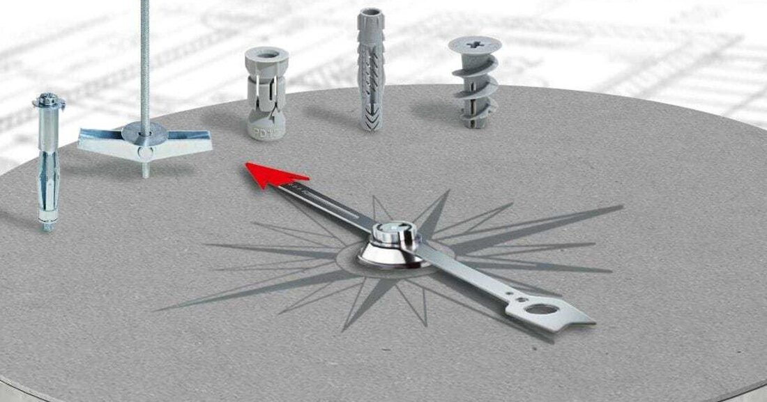 Der neue Fischer Befestigungskompass für „Plattenbaustoffe“ bietet dem Anwender erstmals eine für den Baustoff zusammengestellte Auswahl von Dübeln und Ankern.