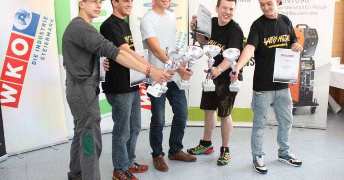Lehrlinge aus fünf Metalltechnik-Berufen zeigten am 29. Mai in Mureck ihr Können.