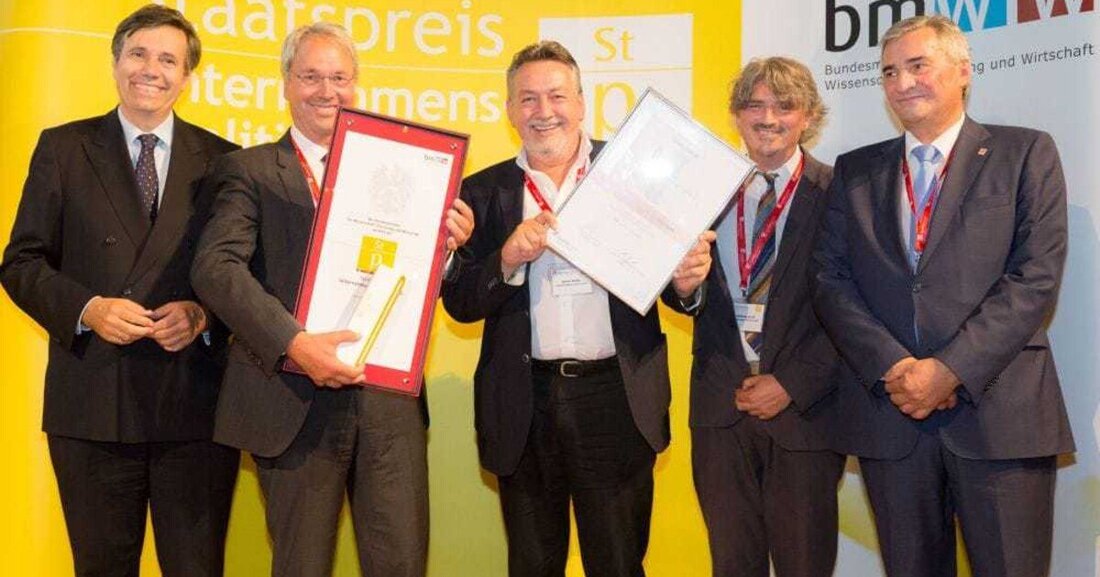 Der Kärntner Maschinenbauer Kostwein gewinnt den Staatspreis Unternehmensqualität 2015.