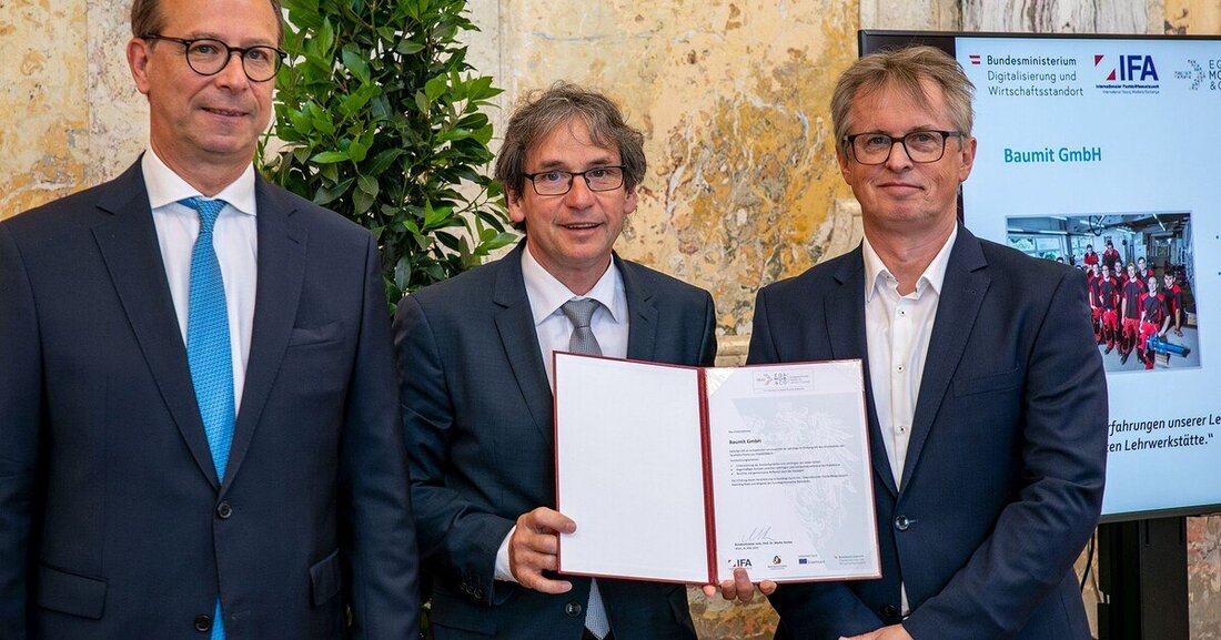 Baumit wurde mit dem EQAMOB Qualitätslabel ausgezeichnet.