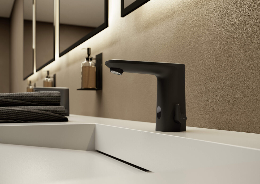 Auch die Hersteller von Sanitärarmaturen kämpfen mit der Flaute im Wohnbau. Davon ausgenommen ist das Segment der berührungslosen Armaturen. 