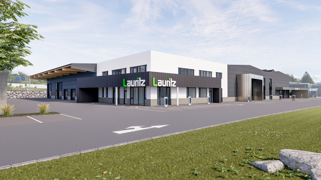 Peneder errichtet im Auftrag von Schramm Tech-Trade und Lauritz neue Hallen mit integriertem Bürotrakt für den Betriebspark Pernau in Neumarkt/Kefermarkt (OÖ).