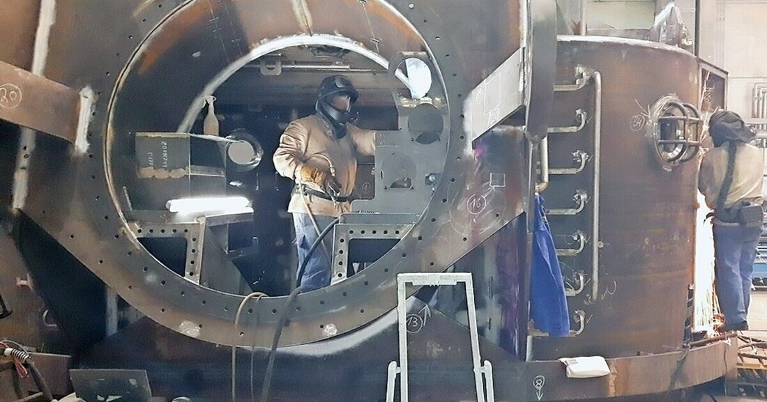 Die Konstruktion eines Tauchglockenschiffes ist für Material und Konstrukteure eine ganz spezielle Herausforderung.