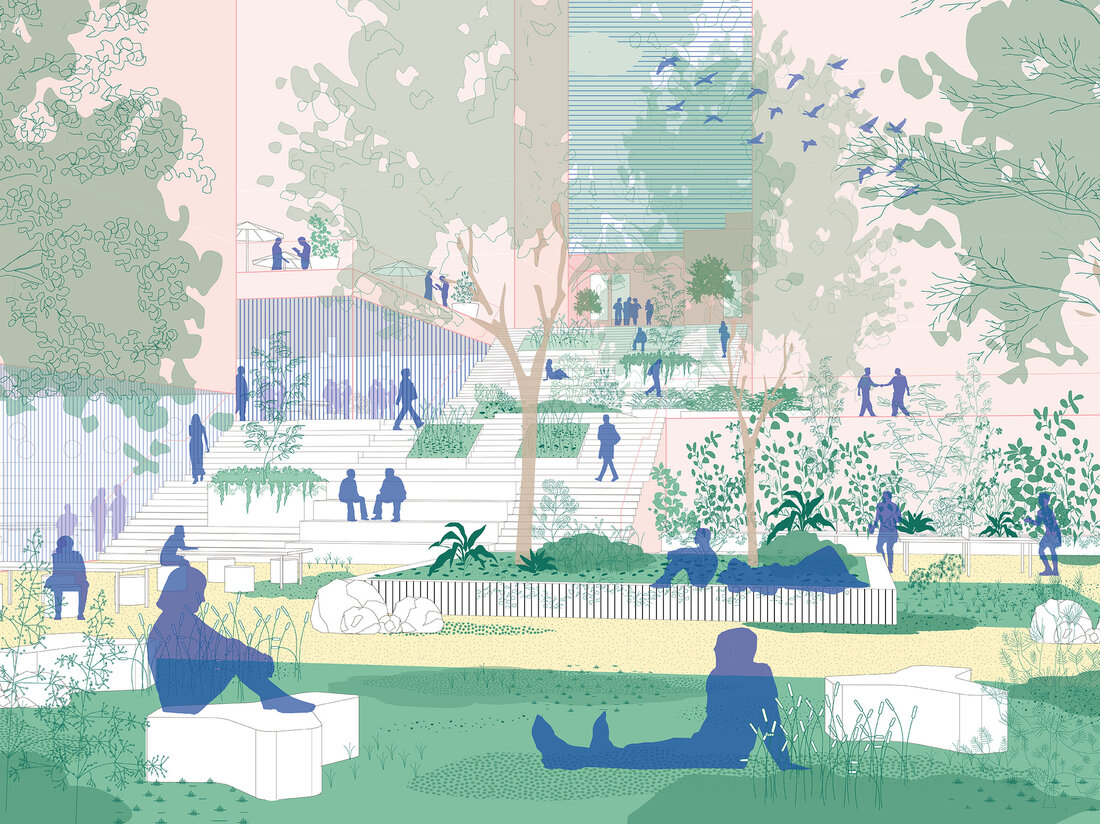 Der neue Campus Althangrund auf dem Gelände der Alten WU in Wien-Alsergrund soll Maßstäbe für Nachhaltigkeit und modernes Lernen setzen.