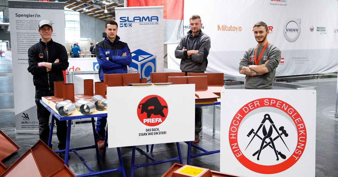 Auch die Spengler zeigten bei den AustrianSkills ihr Können und kürten einen neuen österreichischen Staatsmeister.