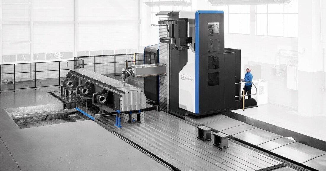 Die H.P. Kaysser nimmt eine neue Fahrständer-Fräsmaschine von Soraluce in Betrieb. Auf dem Bearbeitungszentrum lassen sich Großteile bis 14 Meter hochgenau bearbeiten.