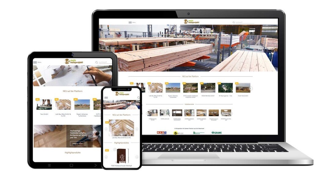 Die neue Branchenplattform www.mein-holzprojekt.at stellt die Kompetenz der steirischen Holzbetriebe in den Mittelpunkt.