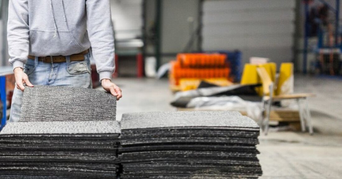 Durch die Verlängerung der Produktlebensdauer der Bodenbeläge von Interface wird Nachhaltigkeit ganzheitlich gedacht.