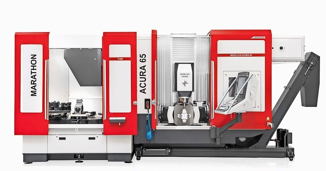 Hedelius hat mit der Acura 65 ein 5-Achsen-Bearbeitungszentrum zur Hochleistungsbearbeitung entwickelt.