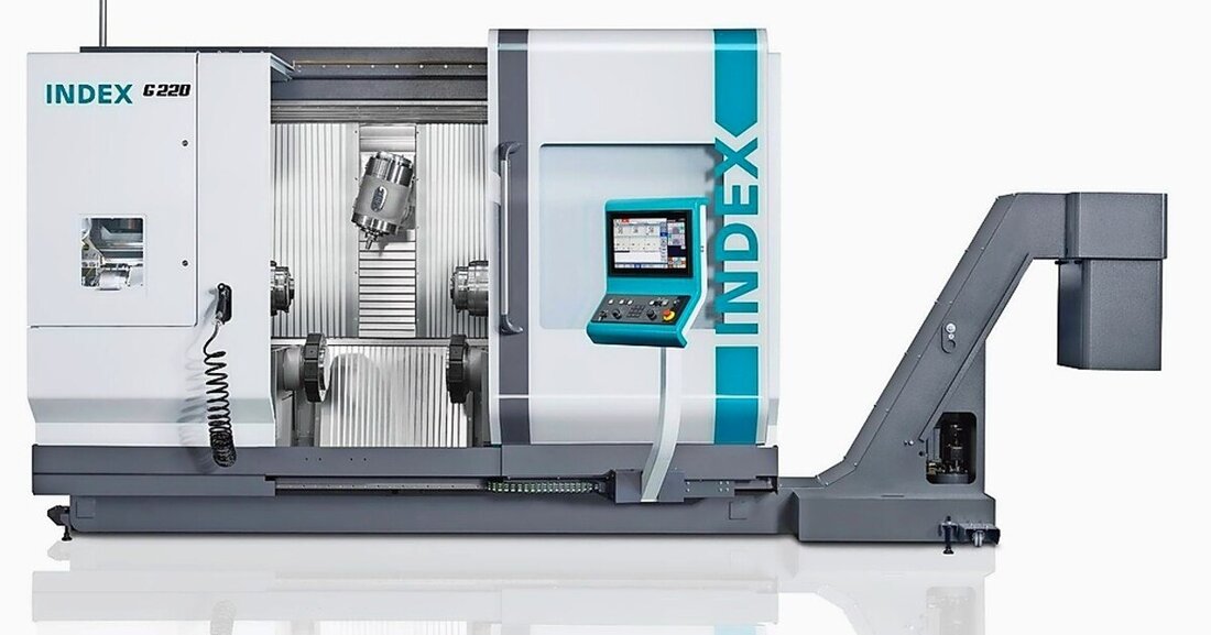 Index stellt zur Intertool die neue Generation des "kleinen" Dreh-Fräszentrums Index G220 in den Mittelpunkt.