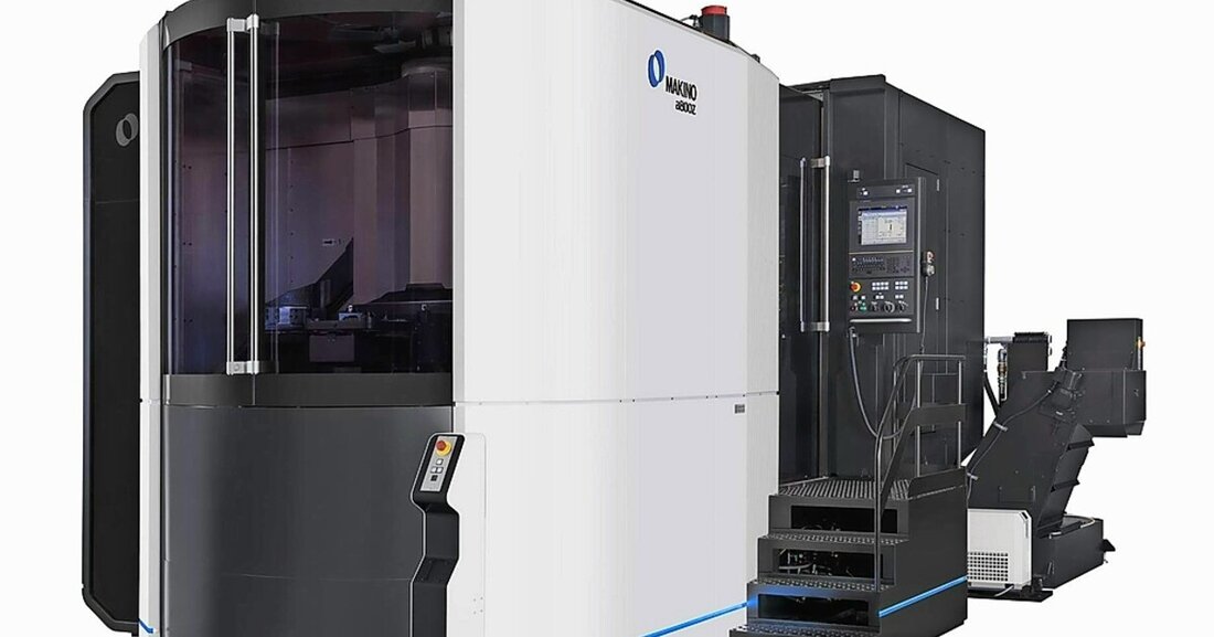 Makino stellt ein horizontales 5-Achsen-Bearbeitungszentrum vor, das eine breite Materialpalette bearbeiten kann.
