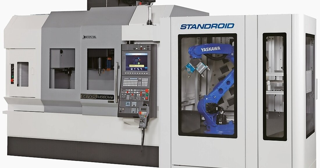 Okuma präsentiert zur Intertool zwei Werkzeugmaschinen mit integrierten Robotersystemen.