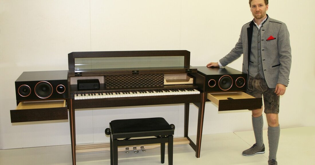 Das "Phiano" von Philipp Pilz ist ein wahres Highlight. Es begeistert durch seine technisch raffinierte Doppelfunktion.