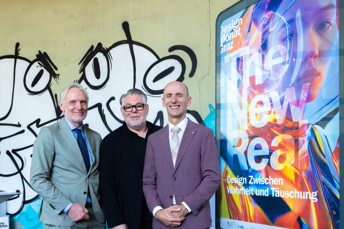 Unter dem Motto „The New Real“ widmet sich der Designmonat Graz 2025 den verschobenen Grenzen zwischen Wahrheit und Täuschung im Zeitalter von Künstlicher Intelligenz.