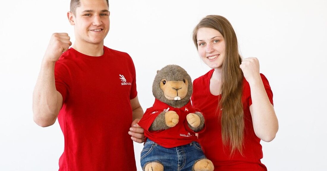 Erstes Get-together des SkillsAustria-Teams in Linz zusammen mit Olympiasieger Benjamin Karl.