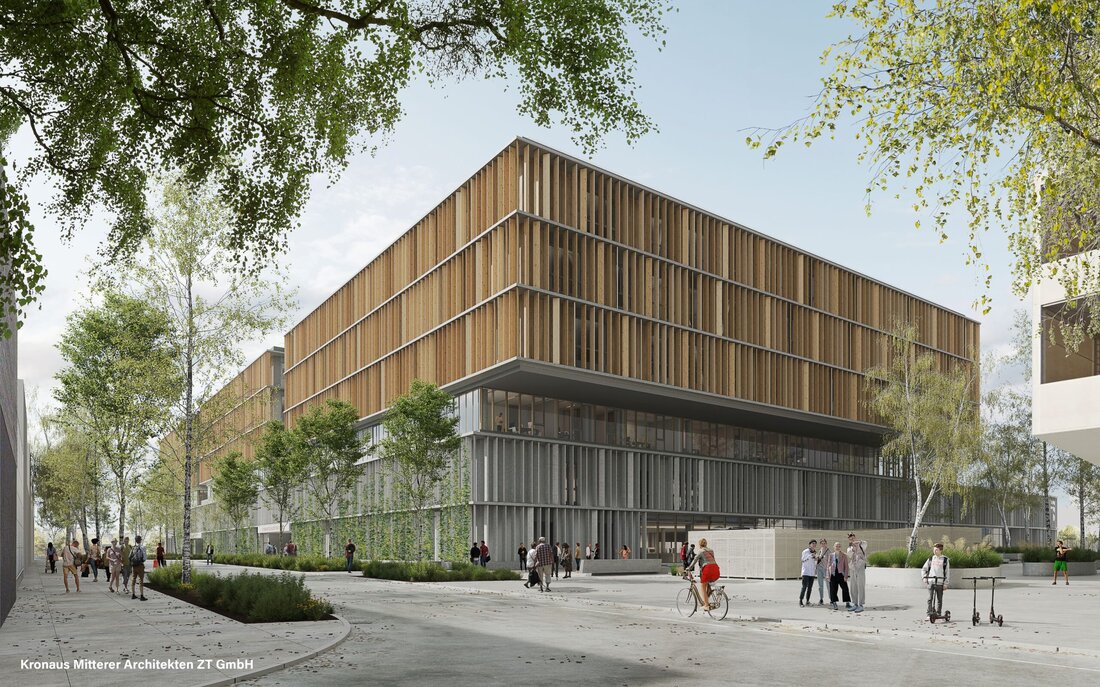 In der Seestadt Aspern in Wien entsteht das neue Zentralberufsschulgebäude. Es ist das größte Hochbauprojekt, das bislang in Österreich mit einem PPP-Modell umgesetzt worden ist. 