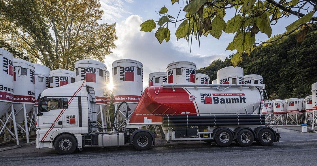 Das Baumit Logistik-Team hat mit "Smarter Silo 2.0" eine Lösung entwickelt, die die Materialversorgung optimiert.