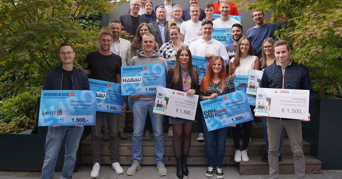 Die Firmenstipendien für Bauingenieurwesen an der FH OÖ wurden von 16.000 € auf 25.500 € erhöht.
