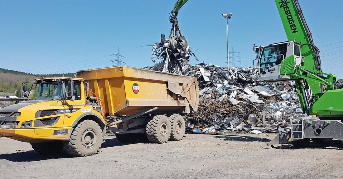 Die dhi Rohstoffmanagement GmbH bereitet unlegierte und legierte Schrotte für ihren Wiedereinsatz im Stahlwerk auf.