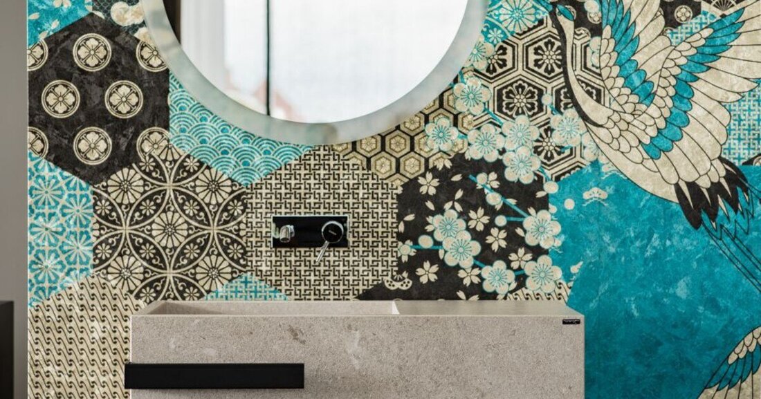 Die Vorteile von XXL-Fliesen liegen auf der Hand. Das Design wirkt edel, der Raum größer und die Pflege ist leichter.