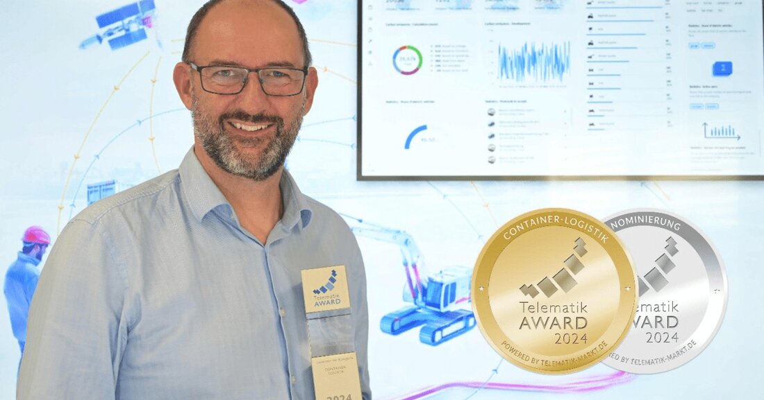 Das „Asset-Tracking mit R-BEACON Netzwerk“ von Rosenberger Telematics wurde mit dem Telematik Award 2024ausgezeichnet.