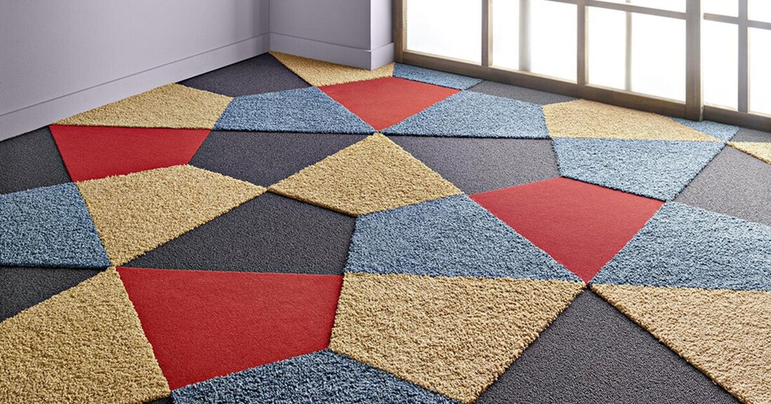 Teppichfliesen sind wieder groß im Kommen - mit frischen Designs, außergewöhnlichen Formaten und nachhaltigen Konzepten.