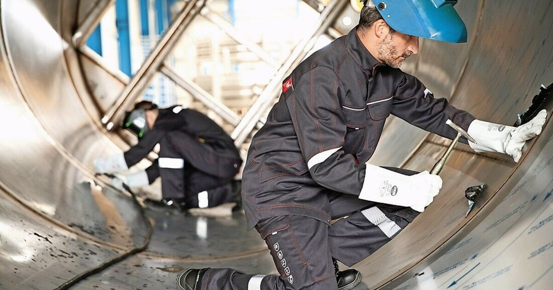 Neue Schweißerschutzkleidung mit sicherer Aufbereitung von CWS.