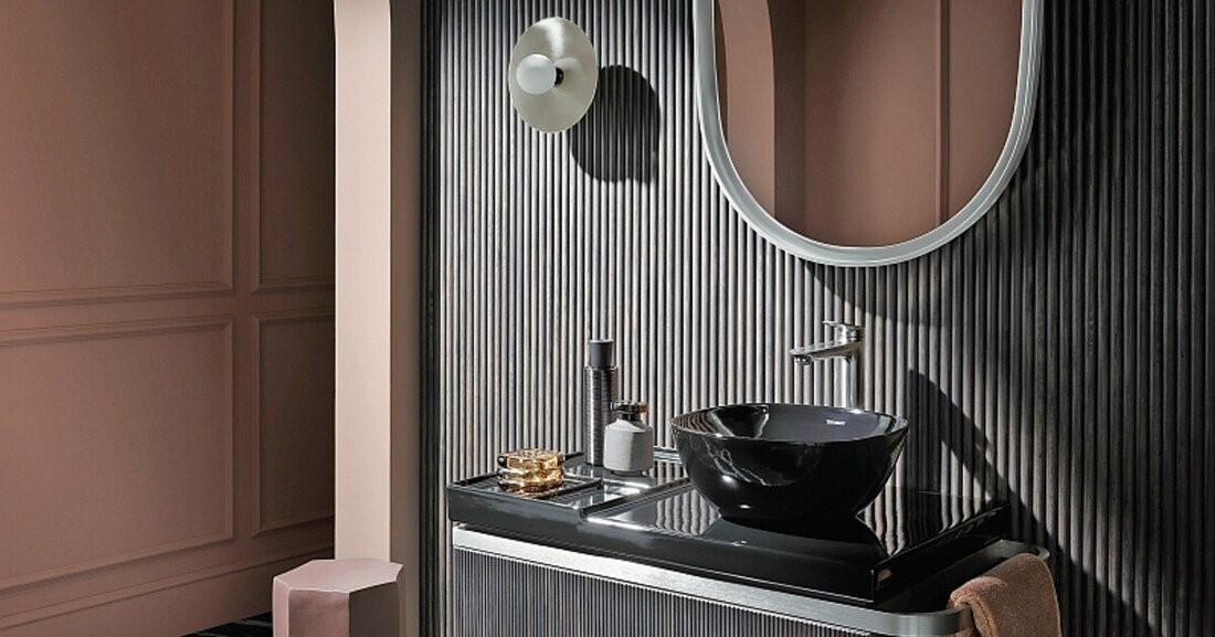 In puncto Design lassen neueste Komplettbadserien keine Wünsche offen, wie diese Auswahl zeigt.