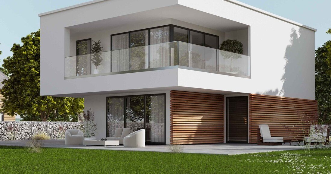 Viel Glas, wenig Beschlag, lauten die Vorgaben der Architektur. Liniengeführte Glasgeländer erfüllen diese Wünsche.