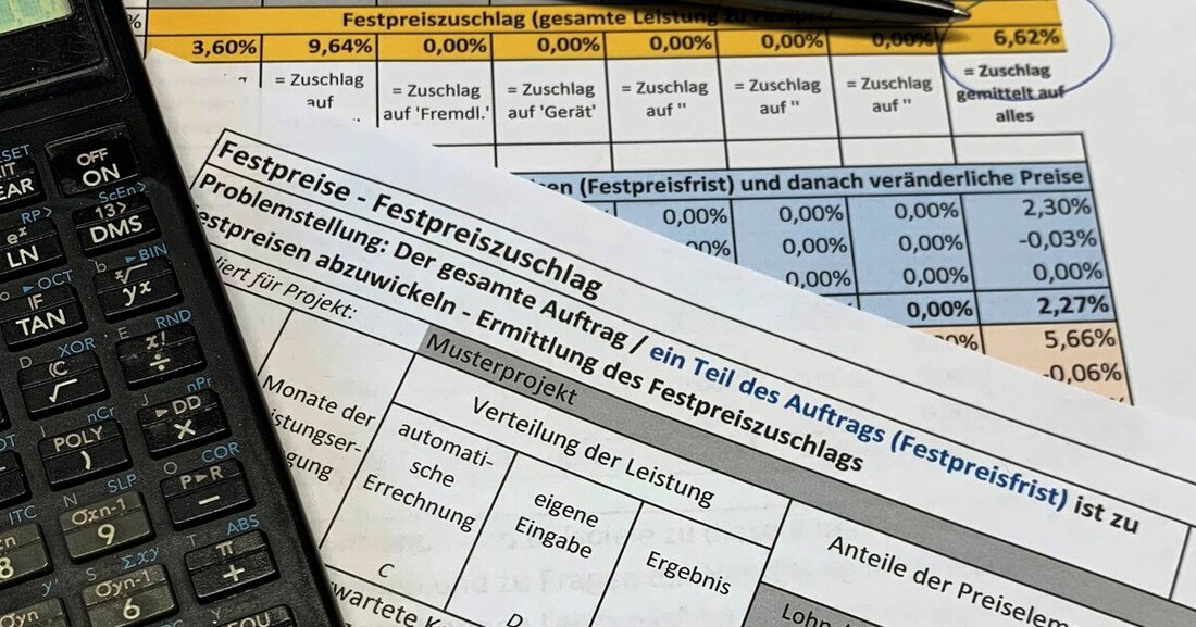Mit einem neuen, kostenfreien Tool lässt sich der Festpreiszuschlag einfach ermitteln.