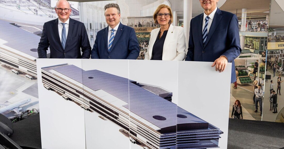 Der Flughafen Wien soll um 420 Millionen Euro ausgebaut werden. Der Startschuss für die intensive Bauphase ist gefallen.