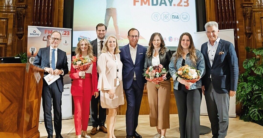 FMA Vorstandsvorsitzende Doris Bele und Mikis Waschl, IFMA Austria Präsident, luden zum 8. FM-Day.