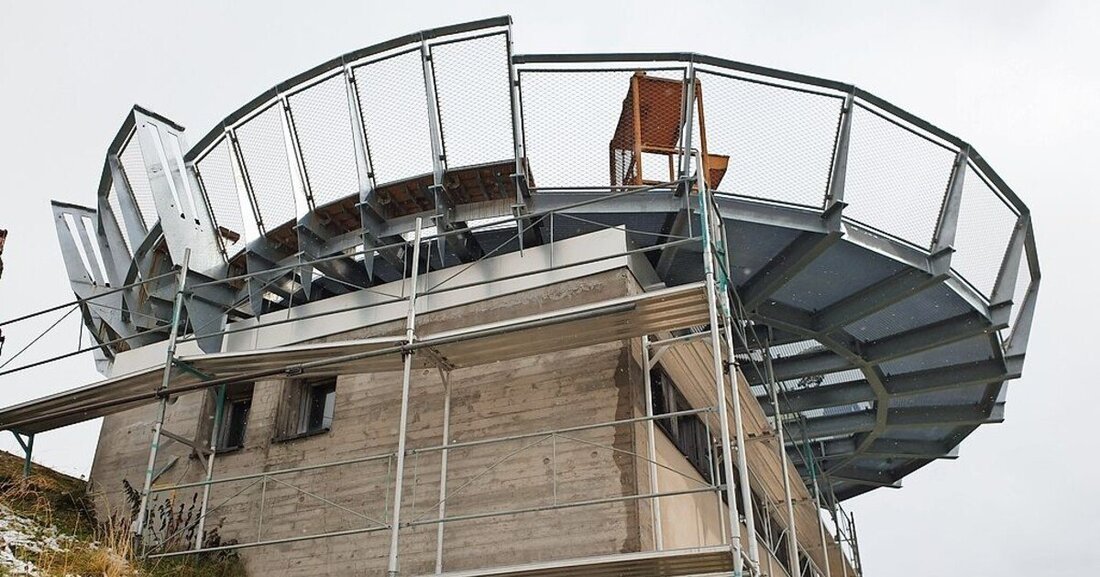 Feuerverzinkter Stahl im Einsatz auf 2.032 Meter Seehöhe.