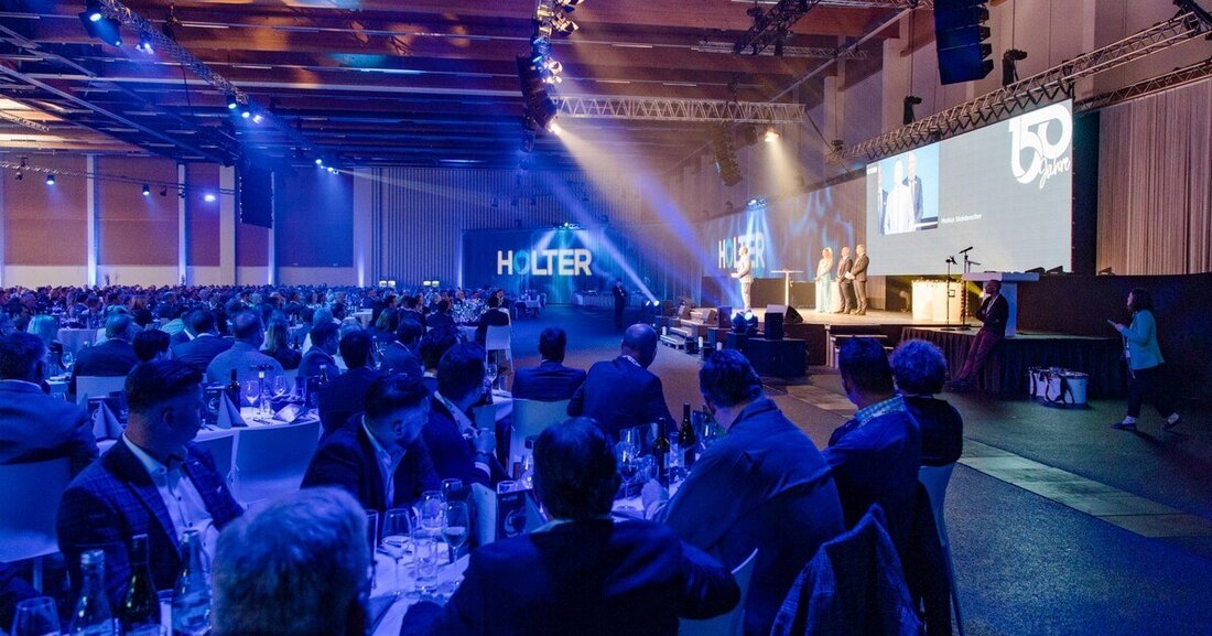 Ende April feierte SHK-Großhändler Holter mit 1000 Gästen sein großes Firmenjubiläum in der Messe Wels.