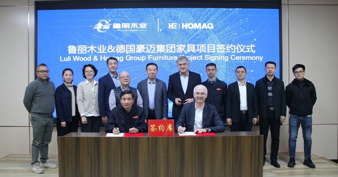 Luli Wood Industry hat Maschinen und Anlagen für die Möbelproduktion im Wert von 90 Millionen Euro geordert.