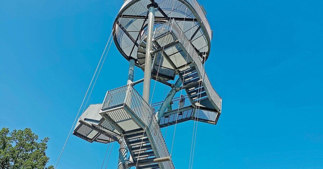 Es war das Ziel, mit der Gobelwarte eine Aussichtsplattform zu entwerfen, die die Besucher*innen in Staunen versetzt. 