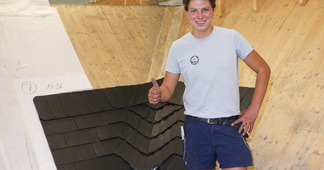 Knappe Ergebnisse zeichneten den hochkarätigen Wettbewerb der Dachdecker und Spengler aus.