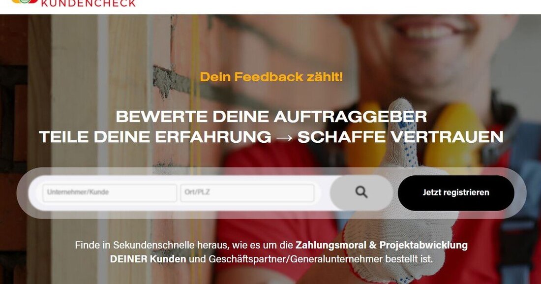 Anfang April wurde in der D-A-CH Region das Bewertungsportal Handwerker-Kundencheck gestartet.