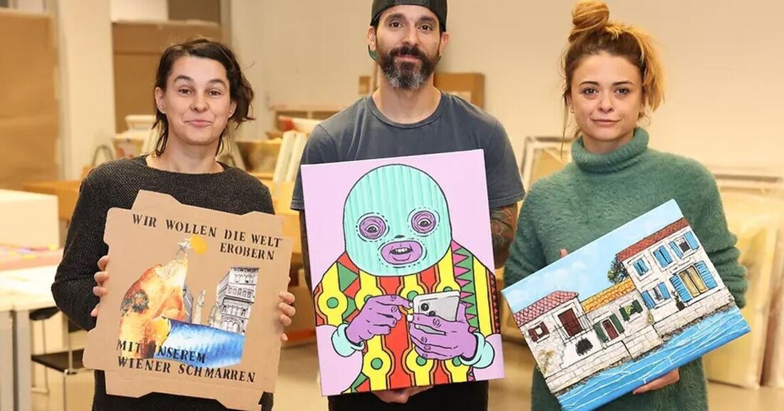 Bis 26. Februar können auf dem Kunstsupermarkt hochwertige Kunstobjekte zum kleinen Preis erwerben.