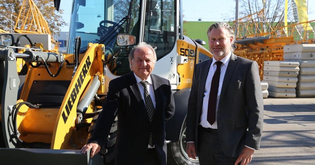 Wachwechsel bei der Liebherr Österreich Vertriebs- und Service GmbH: Otto Singer und Nachfolger Peter Mayr im Interview.