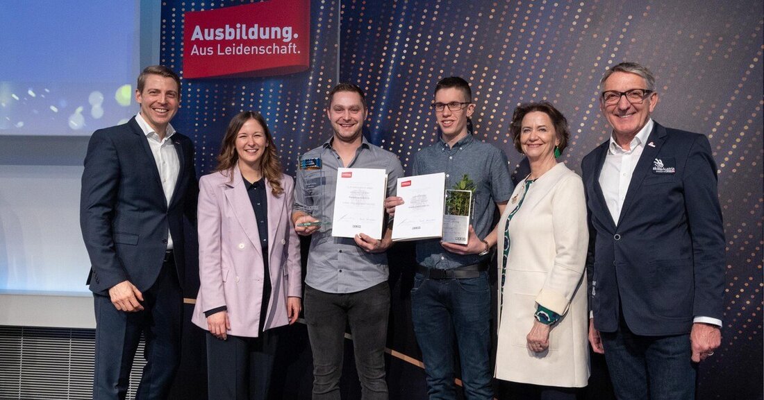 Lukas Penz war Sieger beim Bundeslehrlingswettbewerb 2023. Kürzlich wurde er bei der Best-of-Talent-Gala geehrt.